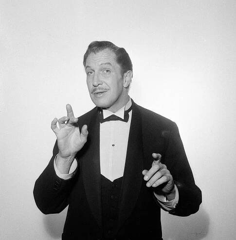 Vincent Price On 'Schlitz Playhouse Of Stars', March 3, 1958.
