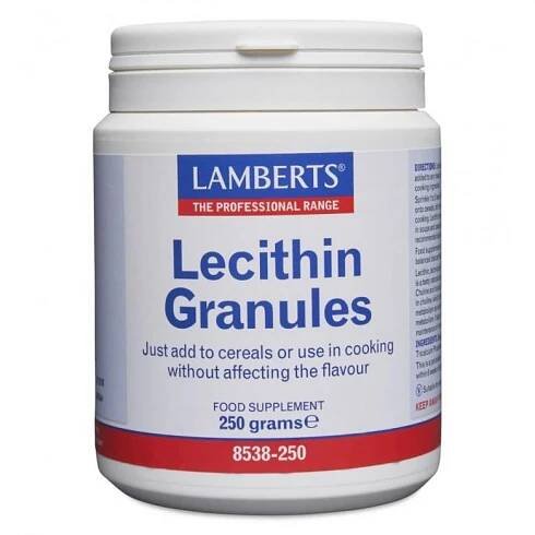 Lamberts Health Care Soya Lecithin Granules - Fill Size 250 Grams Granules
