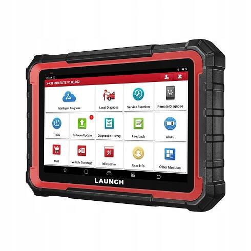 PRO ELITE DIAGNOSTICKÉ ROZHRANÍ OBD2 LAUNCH X431 Váha výrobku včetně jednotkového obalu 3.7 kg