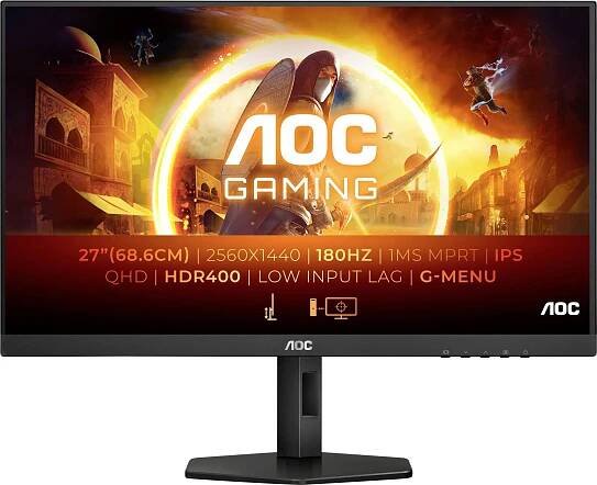 AOC Q27G4X herní monitor 68.6 cm (27 palec) 3840 x 2160 Pixel 16:9 0.5 ms IPS LCD