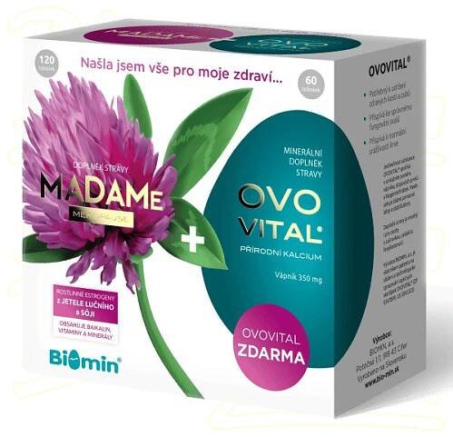 Biomin MADAMe Menopause tob.120+OVOVITAL tob.60