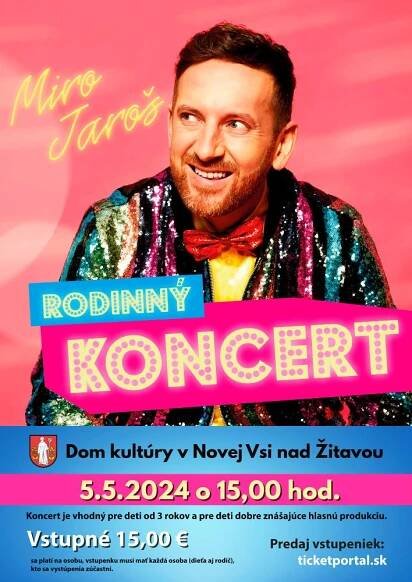 picture Miro Jaroš - rodinný koncert