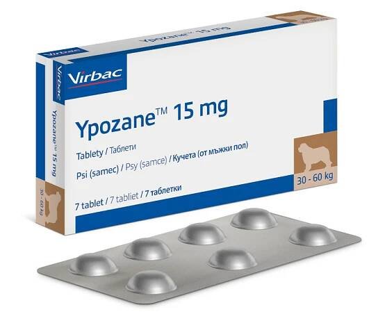 Ypozane XL 15 mg (pro psy 30-60kg)
