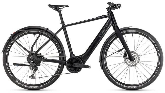 CUBE EDITOR HYBRID Pro FE 400X - City E-Bike - 2025 - black / spectral