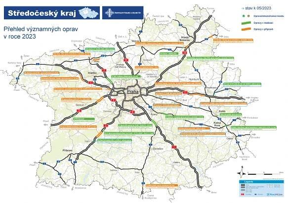 PŘEHLED: Omezení i uzavírky. Řidiče čeká v létě dopravní peklo