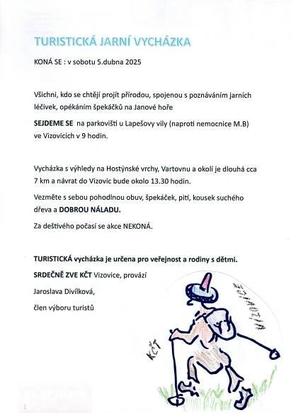 2025 duben1 – KČT Vizovice – album na Rajčeti