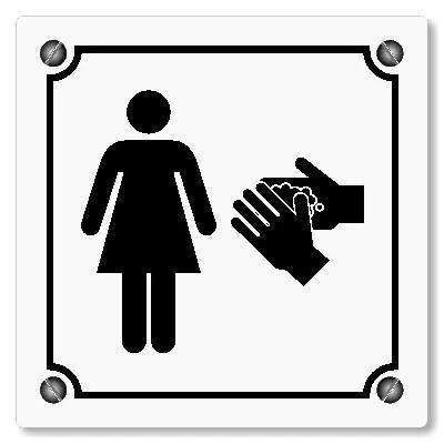 WC ženy, piktogram