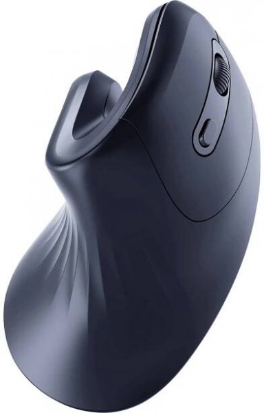 Gembird MUSW-ERGO-03 optická ergonomická myš, přenos Bluetooth®, 6 tlačítko, 800 dpi, 1200 dpi, 1600 dpi, černá