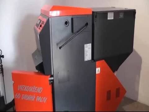 Automatický kotel VERNER na spalování obilí, agropelet a dřevěných pelet
