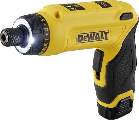DEWALT aku šroubovák, 7.2 V/DC, 1.0 Ah Li-Ion DCF680G2