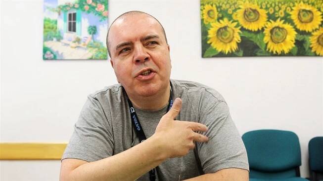 Zdeněk Vocásek ve věznici v Horním Slavkově.