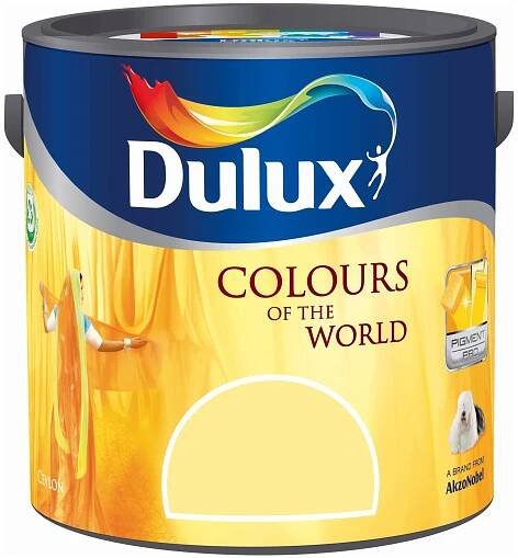Dulux Colours of the World Barva na stěnu tropické slunce; matná; 2,5 l
