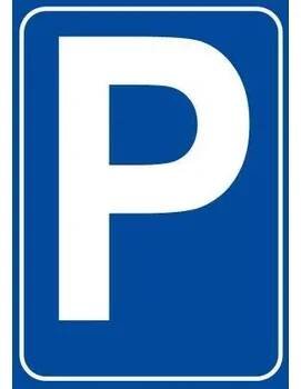 Značka Parkoviště, plast A3