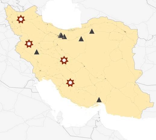 Maps: See Where Israeli Strikes Damaged Iranian Nuclear and Military Facilities - The New York Times