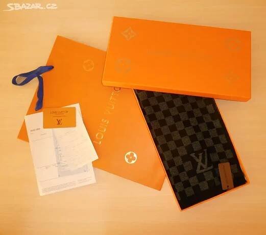 Louis Vuitton šátek Shawl Scarf, Dámská pánský šál - Praha - Bazar