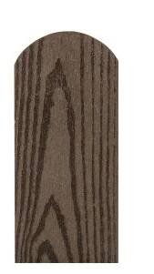 Gutta WPC plotovka Guttafence oblá tmavě hnědá (RAL8019) 71 x 11 x 1000 mm nakoupit u OBI