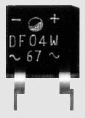 Můstkový usměrňovač, 800V 0,8A, SMD