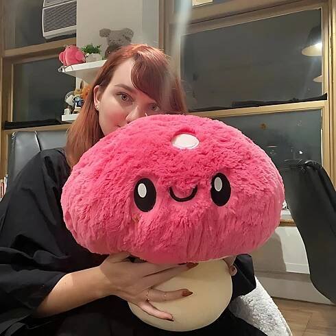 Plyšová Muchomůrka Růžová Squishable - Obrázek 2