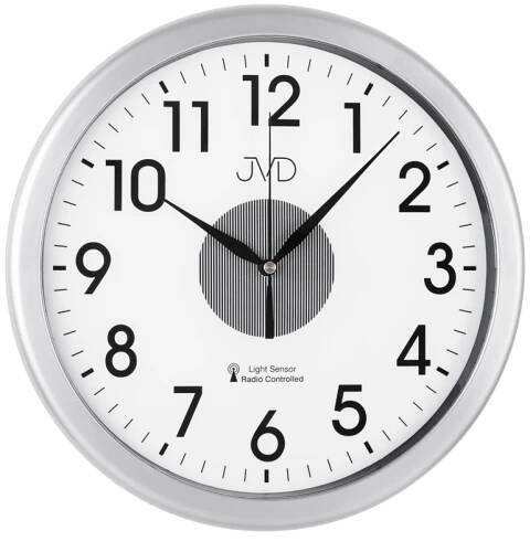 Svítící rádiem řízené nástěnné hodiny JVD RH692.3