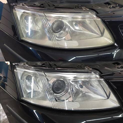 Polerowanie i Renowacja Reflektorów - LUXCAR Detailing - Powłoki ceramiczne, elastomerowe, zabezpieczenia lakieru, usuwanie