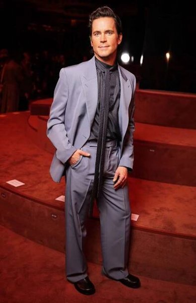 Matt Bomer at the Fendi Fall RTW 2025 fashion show as part of Milan Fashion Week on February 26, 2025 in Milan, Italy