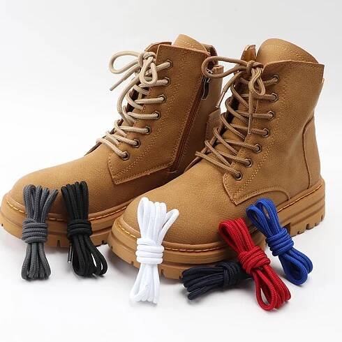 1 pár klasických kulatých tkaniček pro tenisky Martin Boot Turistické boty Tkaničky Oxford tkaničky do bot 90cm/120cm/150cm tkaničky