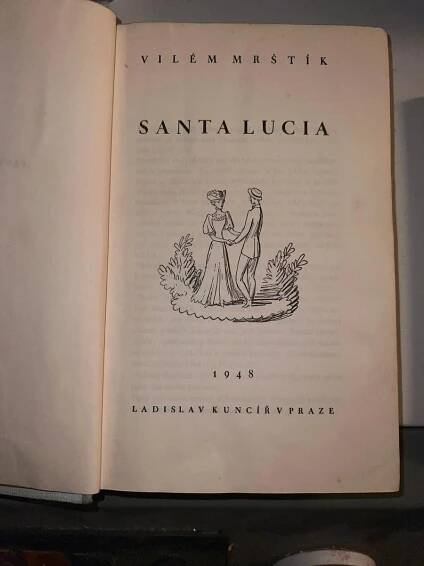 SANTA LUCIA  VILÉM  MRŠTÍK  - Knihy