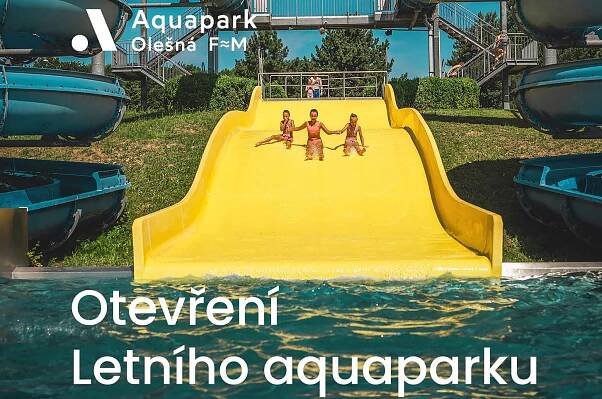 Aquapark Olešná zahajuje letní sezónu
