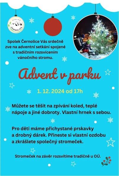 Advent - Zpívání koled, teplý svařáček, cukroví