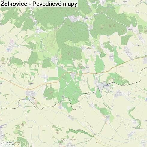 Želkovice - mapy | Kurzy.cz