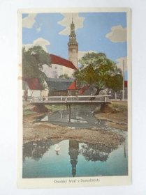 Domažlice - Chodsko - Chodský hrad - kolorováno 1910