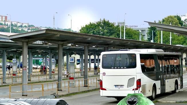 Fotografie - Zlín, autobusové nádraží - 03.07.2020