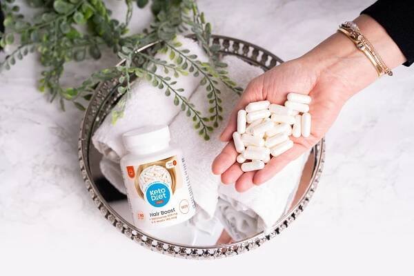 Methionin & biotin HAIR BOOST KetoDiet (90 kapslí)