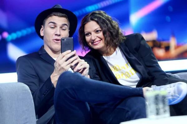 Moderátoři David Gránský a Lujza Garajová Schrameková