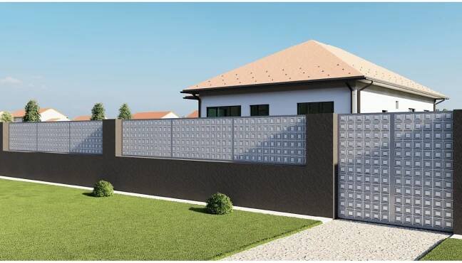 Plech pozinkován 2000x1000x1,2mm - ČTVEREC, 3D efekt » polsvat.cz