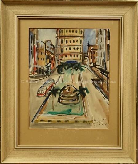 Josef Jíra - Bejrút I. - Aukční Galerie Platýz