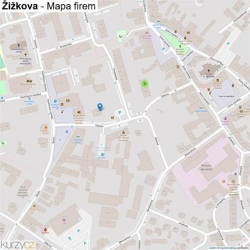 Žižkova - mapy | Kurzy.cz