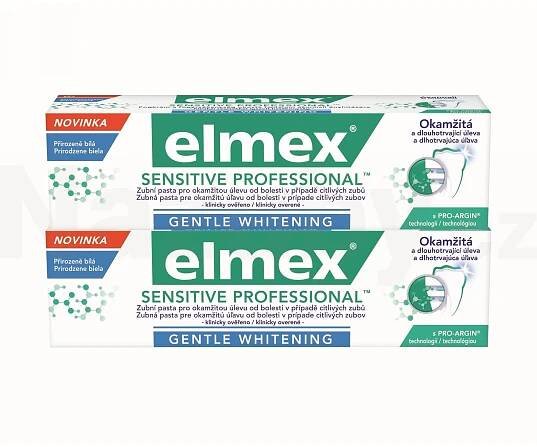 Elmex Sensitive Professional Whitening 2x 75 ml + Elmex 400 ml