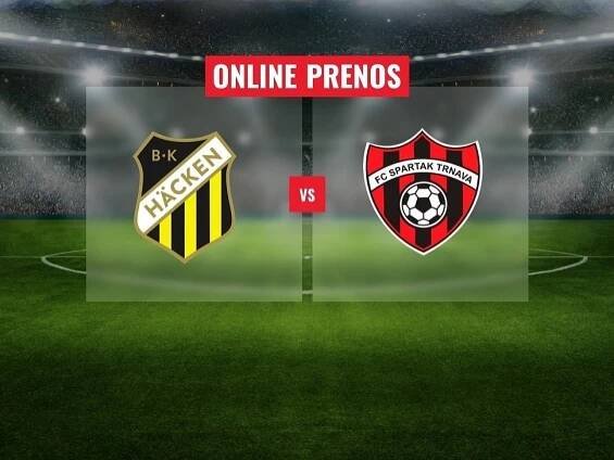 BK Häcken – FC Spartak Trnava: Online prenos z odvety 1. predkola Európskej ligy
