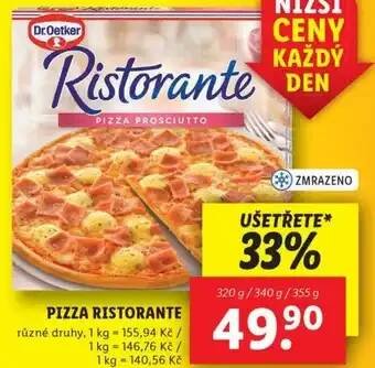 Lidl PIZZA RISTORANTE nabídka