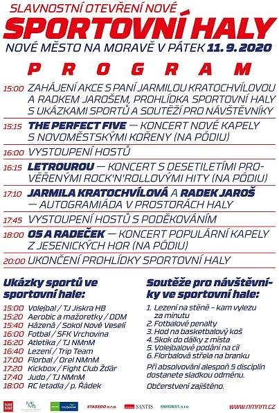 SLAVNOSTNÍ OTEVŘENÍ SPORTOVNÍ HALY - Sportovní hala