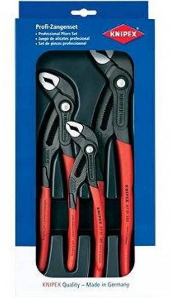 Knipex Cobra set 3ks 002009V02 cena od 2 190 Kč | Pricemania