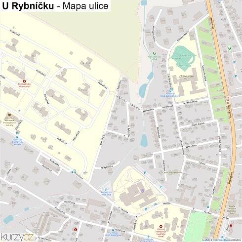 U Rybníčku - mapy | Kurzy.cz