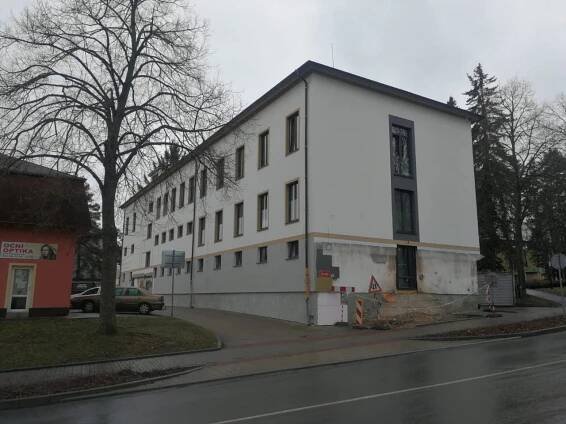Stavba modernizace domu služeb č.p. 653