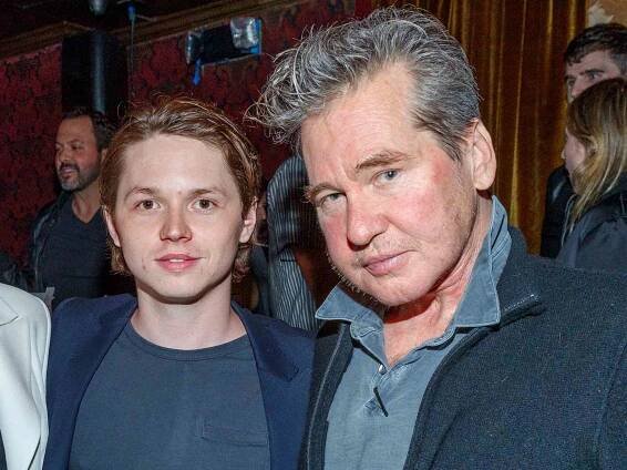 Jack Kilmer and Val Kilmer attend an event where Flaunt Presents a private screening of Eva Dolezalova's 