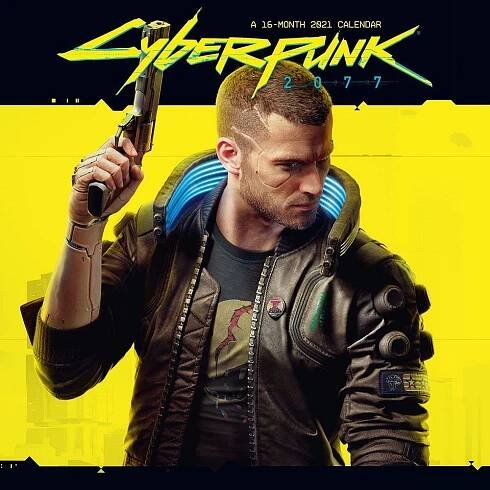 Kalendář Cyberpunk 2077 pro rok 2021