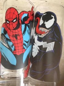 Sklenice Marvel - Spider-Man a Venom (2 ks)