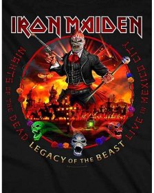 Iron Maiden Unisex Adult Nights Of The Dead Back Print Long-Sleeved T-Shirt