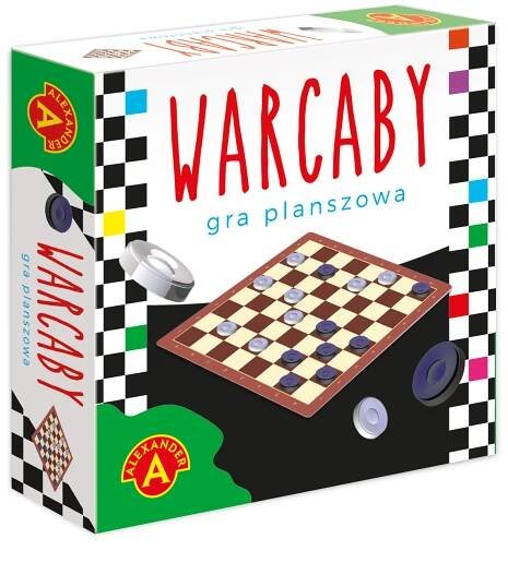 Warcaby Gra Kieszonkowa Logiczna Poręczna Wersja 5+ Alexander 2248