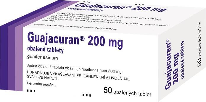 Guajacuran 200 mg 50 tablet